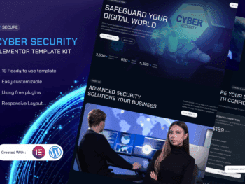 Segure - Kit de modelos Cyber Security Elementor