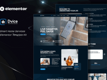 Device - Kit de modelos Elementor para serviços domésticos inteligentes