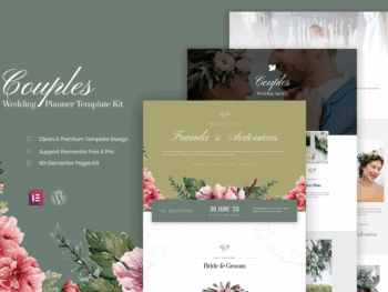Couples - Template Kit de planejador de casamento