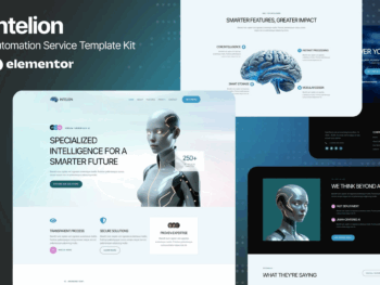 Intelion - Kits de Templates Elementor de Serviços de Inteligência Artificial