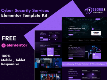 Securex - Kit de modelos Elementor de serviços de segurança cibernética