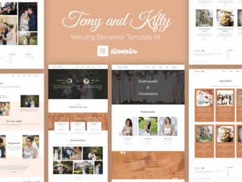 Temy e Kifty - Kit de modelos de casamento