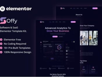 Soffy - Software & SaaS Elementor Template Kit