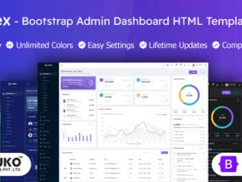 Ynex - Modelo de painel de administração do Bootstrap Codeigniter