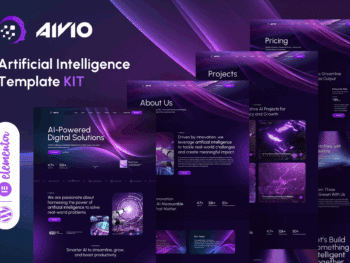 Aivio - Kit de Templates Elementor de Inteligência Artificial
