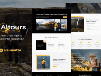 Altours - Template Kit Elementor para Agência de viagens e turismo