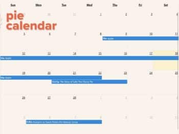 Pie Calendar Pro – Plugin de calendário de eventos