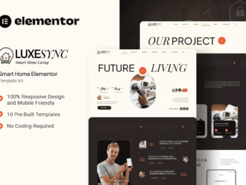 Luxesync - Kit de Templates Smart Home Elementor
