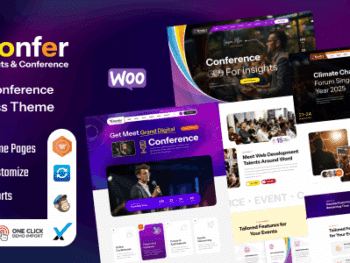 Konfer - Tema WordPress para Conferências e Eventos