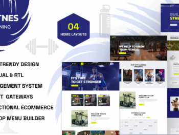 Fitness - Sistema de Gestão de Academia Laravel Script