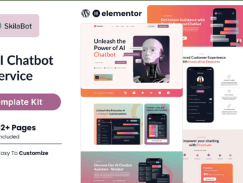 Skilabot - Kit de modelos do AI Chatbot Service Elementor