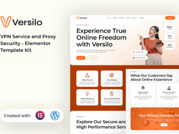 Versilo - Kit de Templates Elementor de Segurança de Proxy e Serviços VPN