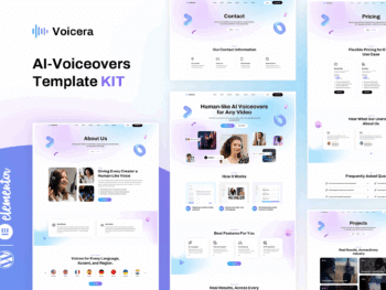 Voicera - Kit de Templates AI Voiceover Elementor