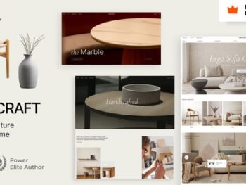 ErgoCraft – Tema WordPress para Loja de Móveis