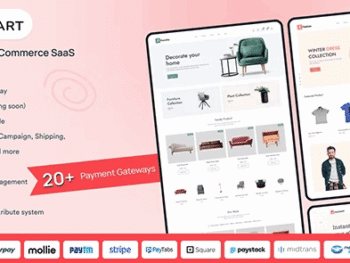 Nazmart – Plataforma de comércio eletrônico multilocatário (SaaS) + Addons