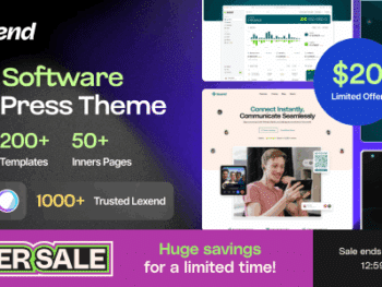 Lexend - Tema WordPress para Software, SaaS e Startups