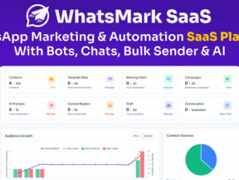 WhatsMarkSaaS - Plataforma SaaS de Marketing e Automação para WhatsApp com Bots, Chats, Envio em Massa e IA