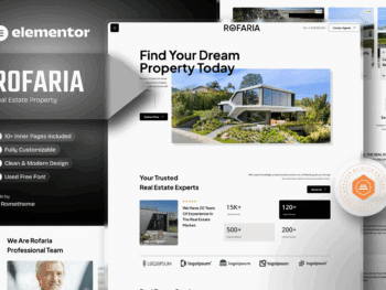 Rofaria - Kit de Templates Elementor de Imóveis Imobiliários