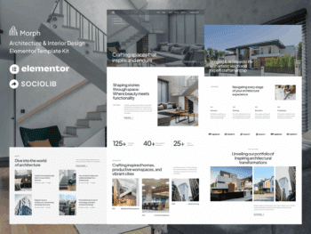 Morph - Kit de Templates Elementor de Arquitetura e Design de Interiores