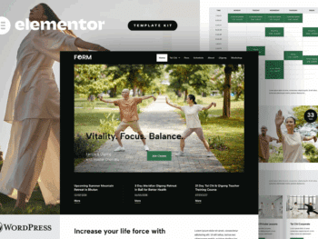 modelos Form - Tai Chi e Qigong Elementor