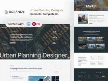 Urbanize - Kit de Templates Elementor do Urban Planning Designer