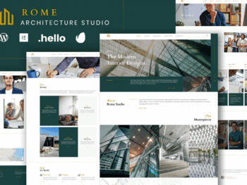 Rome - Template Kit Elementor para interiores modernos