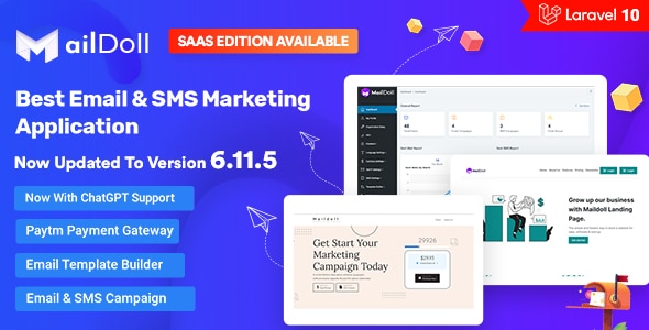 Maildoll - Aplicativo de Marketing por E-mail - Um Software de Marketing por E-mail baseado em SaaS