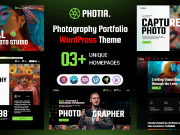 Photia - Tema WordPress para Portfólio de Fotografia