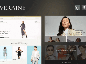 Veraine - Kit de modelos Elementor do Marketplace de moda de luxo