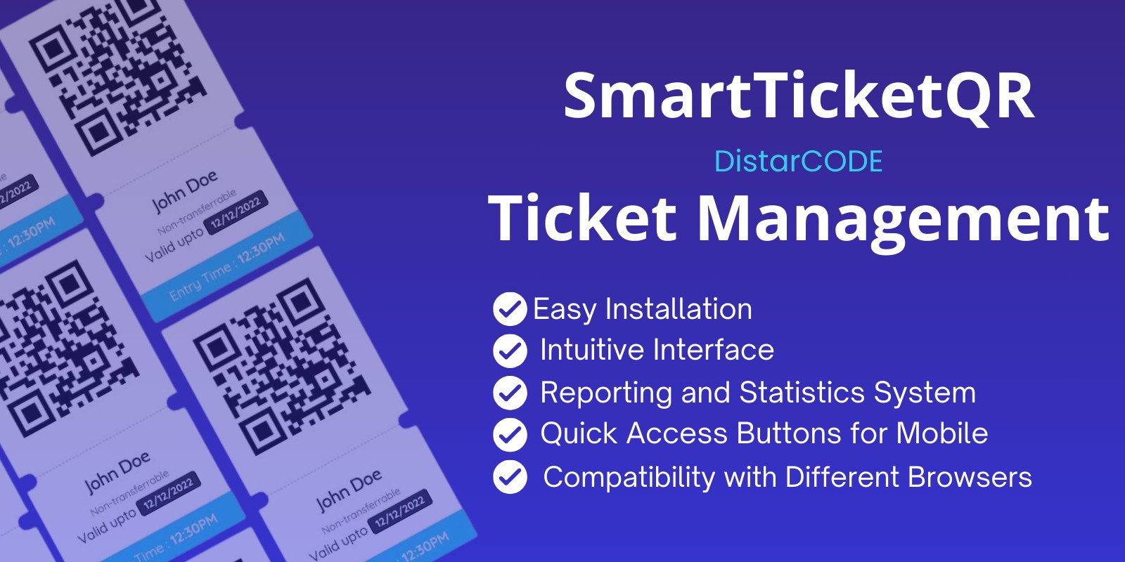 SmartTicketQR - Gerador de Bilhetes QR para Eficiência