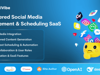 SocialVibe - SaaS para gerenciamento e agendamento de mídias sociais com inteligência artificial