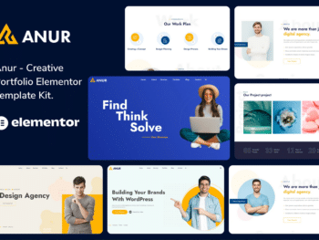 Anur - Kit de Templates Portfolio Elementor