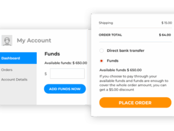 Fundos da conta YITH WooCommerce