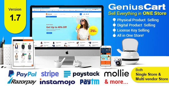 GeniusCart - Loja virtual de moda e vestuário