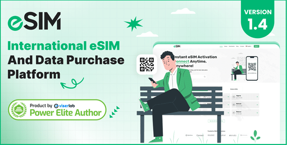 eSIM - Plataforma Internacional de Compra de eSIM e Dados