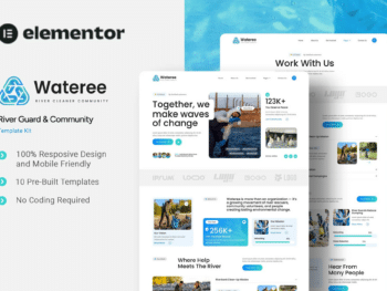 Wateree - Kit de Templates River Guard e Community Elementor