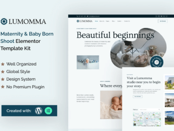 Lumomma Maternity & Baby Born Shoot Kit de modelos Elementor