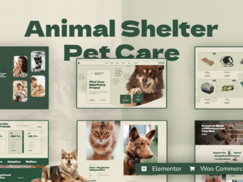 Kenneli - Kit de modelos Elementor Pro para abrigo e cuidados com animais de estimação