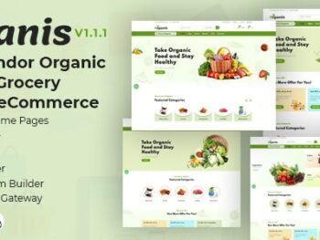 Organis - Comércio eletrônico Laravel de alimentos orgânicos e mercearia com múltiplos fornecedores