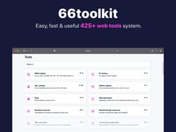 66toolkit - Sistema definitivo de ferramentas web (SaaS)