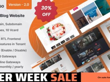 Blogaaso - Construtor de Sites de Blog Multilocatário (SaaS)