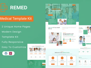 Remed - Template Kit Elementor para clínicas médicas