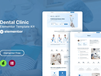 Dentcys - Kit de Modelos Elementor de Clínica Dentária