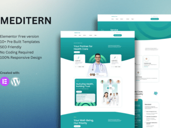 Meditern - Kit de Modelos Medical Elementor