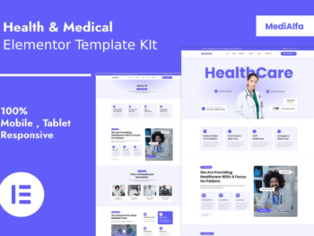 MediAlfa - Kit de Templates Elementor para Saúde e Medicina