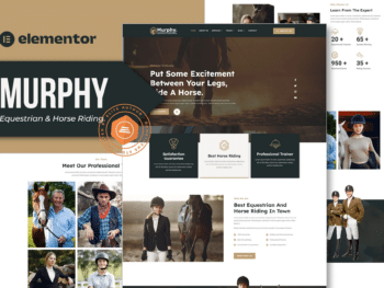 Murphy - Template Kit Equestre e Equitação Elementor