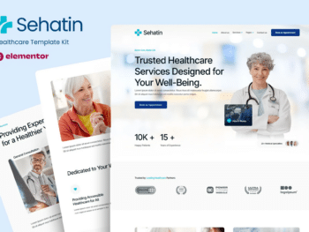 Sehatin - Kit de modelos Elementor para serviços de saúde