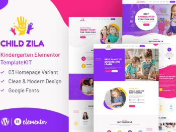 ChildZilla - Template Kit Elementor de jardim de infância e creche
