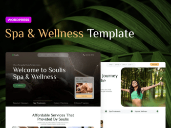 Soulis — Kit de modelo Spa Elementor Pro