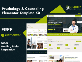Mindora - Kit de Templates Elementor de Psicologia e Aconselhamento